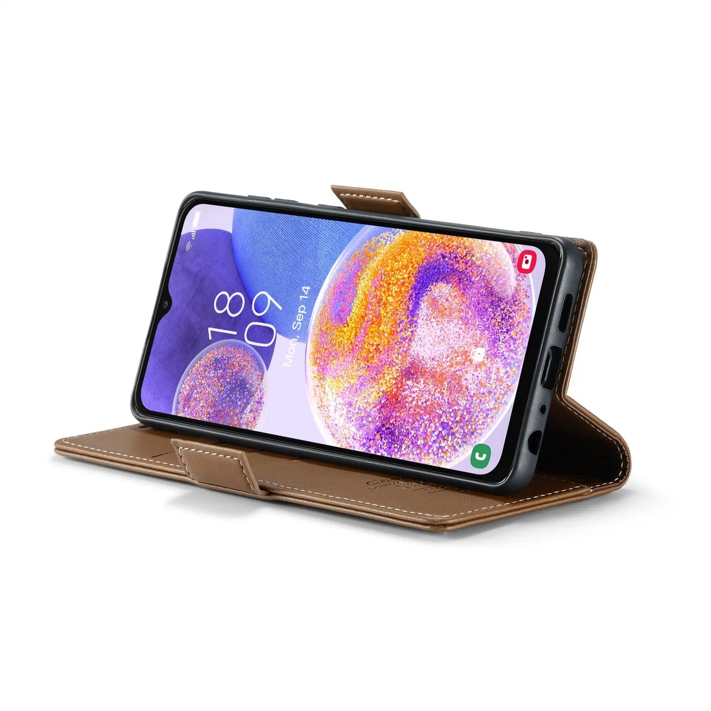 Samsung Galaxy A23 Leather Wallet Case - RFID Blocking, Stand Function, Card Slots-buycases.co.uk