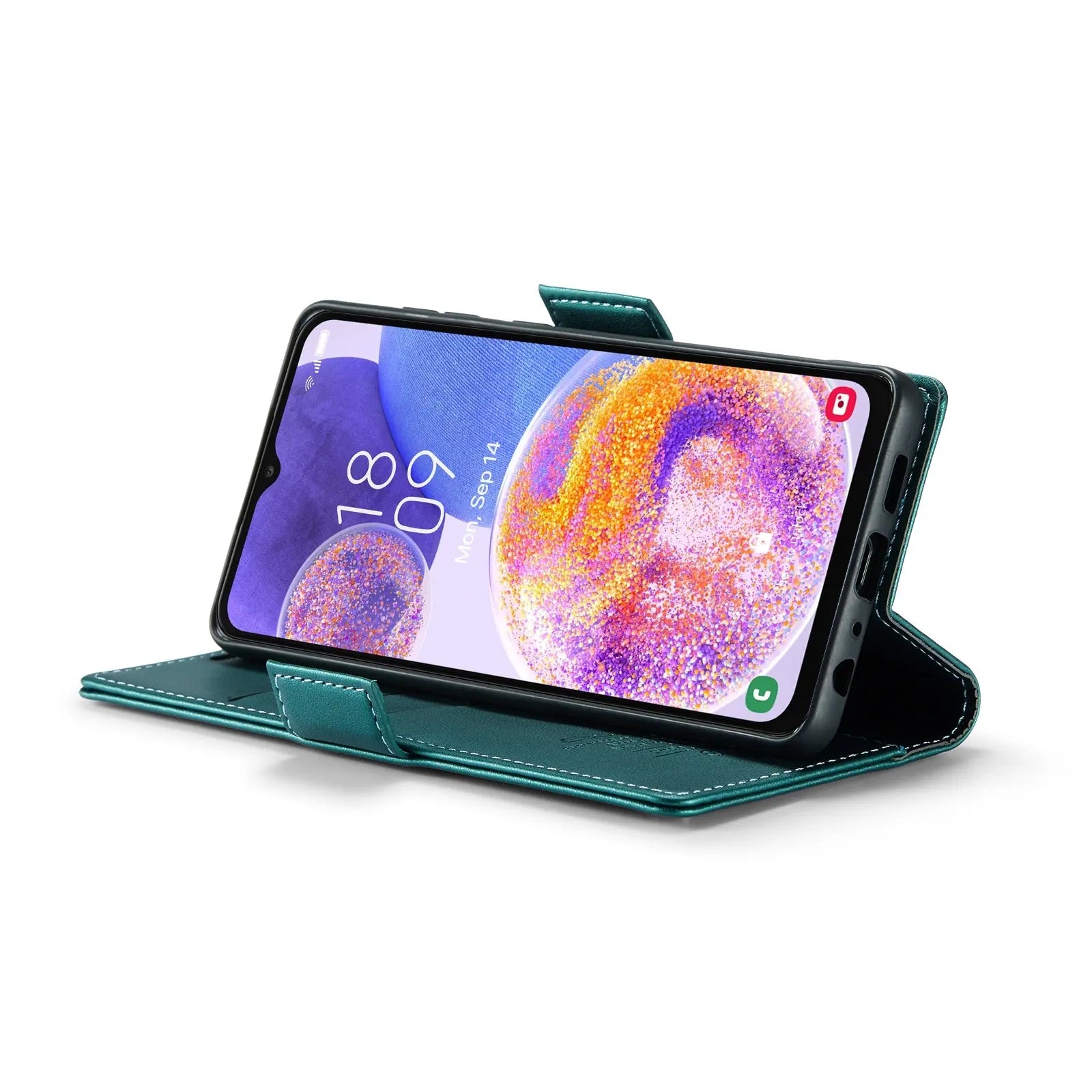 Samsung Galaxy A23 Leather Wallet Case - RFID Blocking, Stand Function, Card Slots-buycases.co.uk