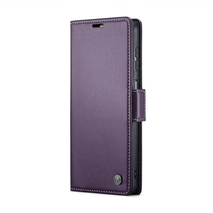 Samsung Galaxy A23 Leather Wallet Case - RFID Blocking, Stand Function, Card Slots-buycases.co.uk