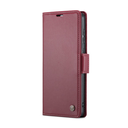 Samsung Galaxy A33 5g Leather Wallet Case - RFID Blocking, Stand Function, Card Slots-buycases.co.uk