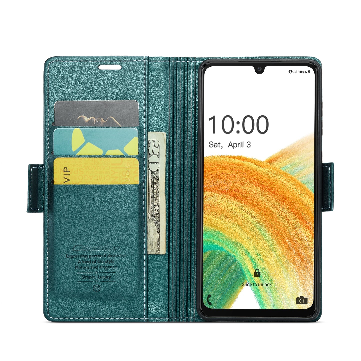 Samsung Galaxy A33 5g Leather Wallet Case - RFID Blocking, Stand Function, Card Slots-buycases.co.uk