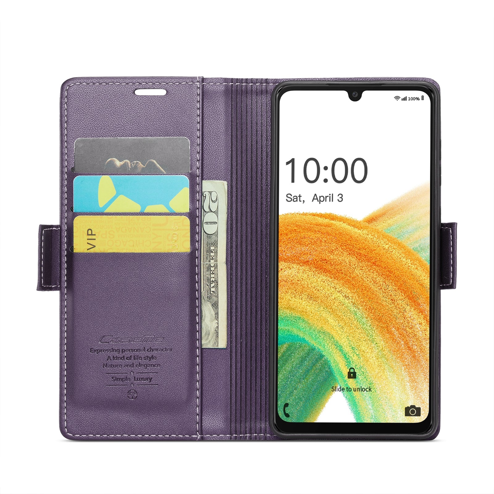 Samsung Galaxy A33 5g Leather Wallet Case - RFID Blocking, Stand Function, Card Slots-buycases.co.uk