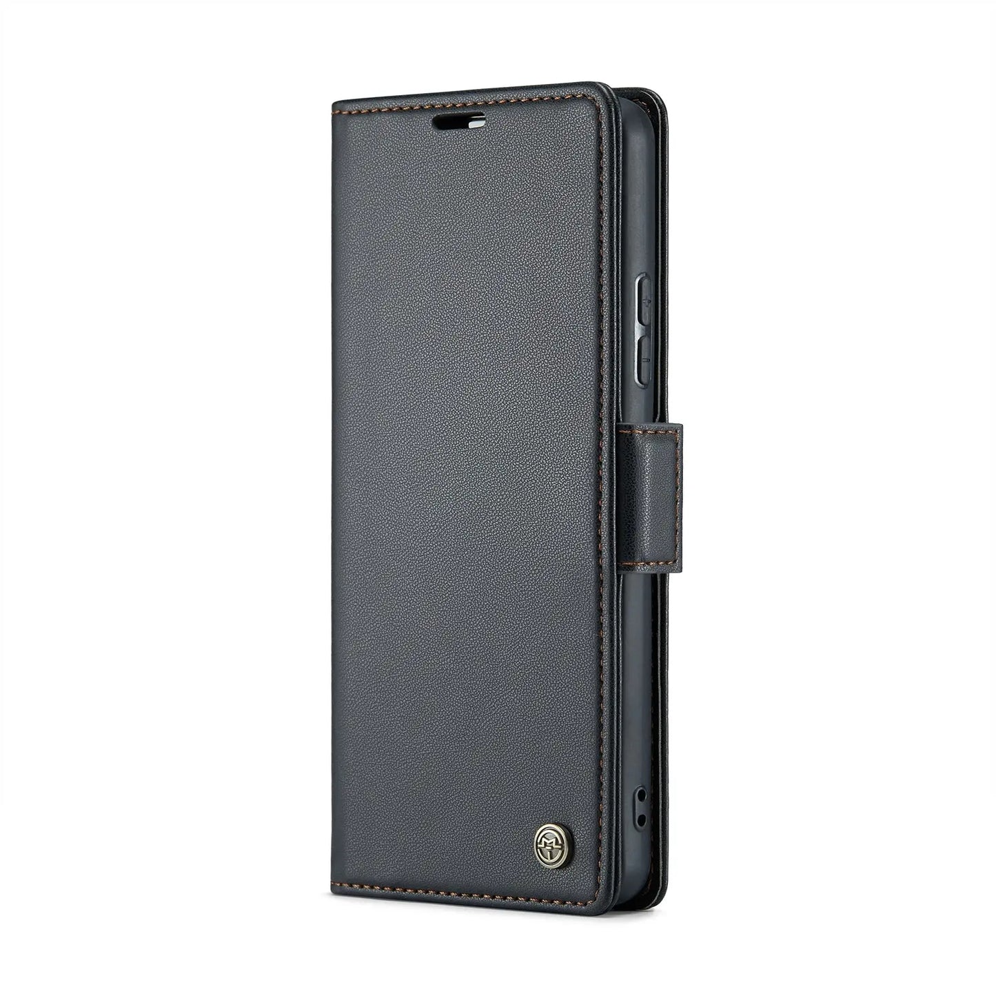 Samsung Galaxy A34 5g Leather Wallet Case - RFID Blocking, Stand Function, Card Slots-buycases.co.uk