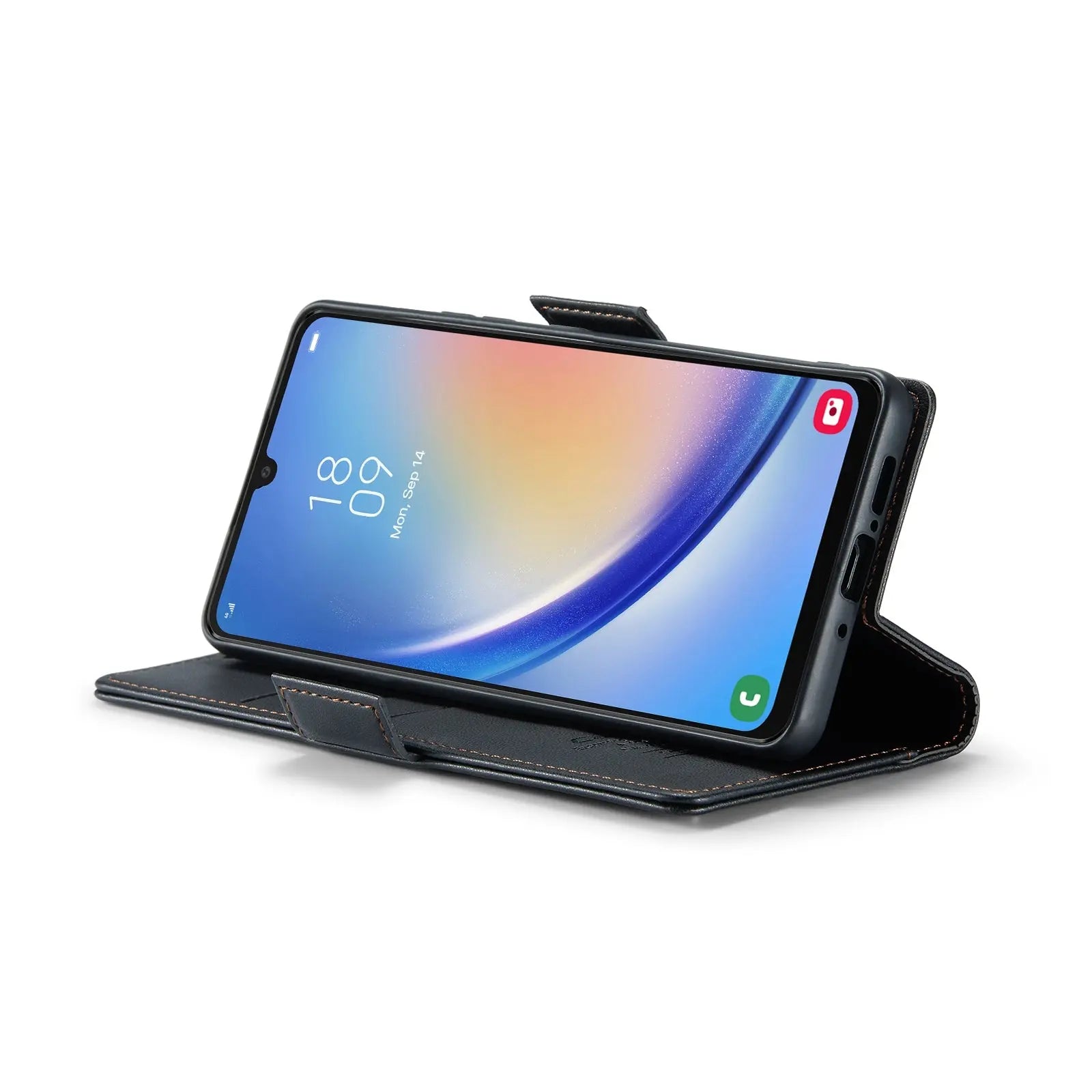 Samsung Galaxy A34 5g Leather Wallet Case - RFID Blocking, Stand Function, Card Slots-buycases.co.uk