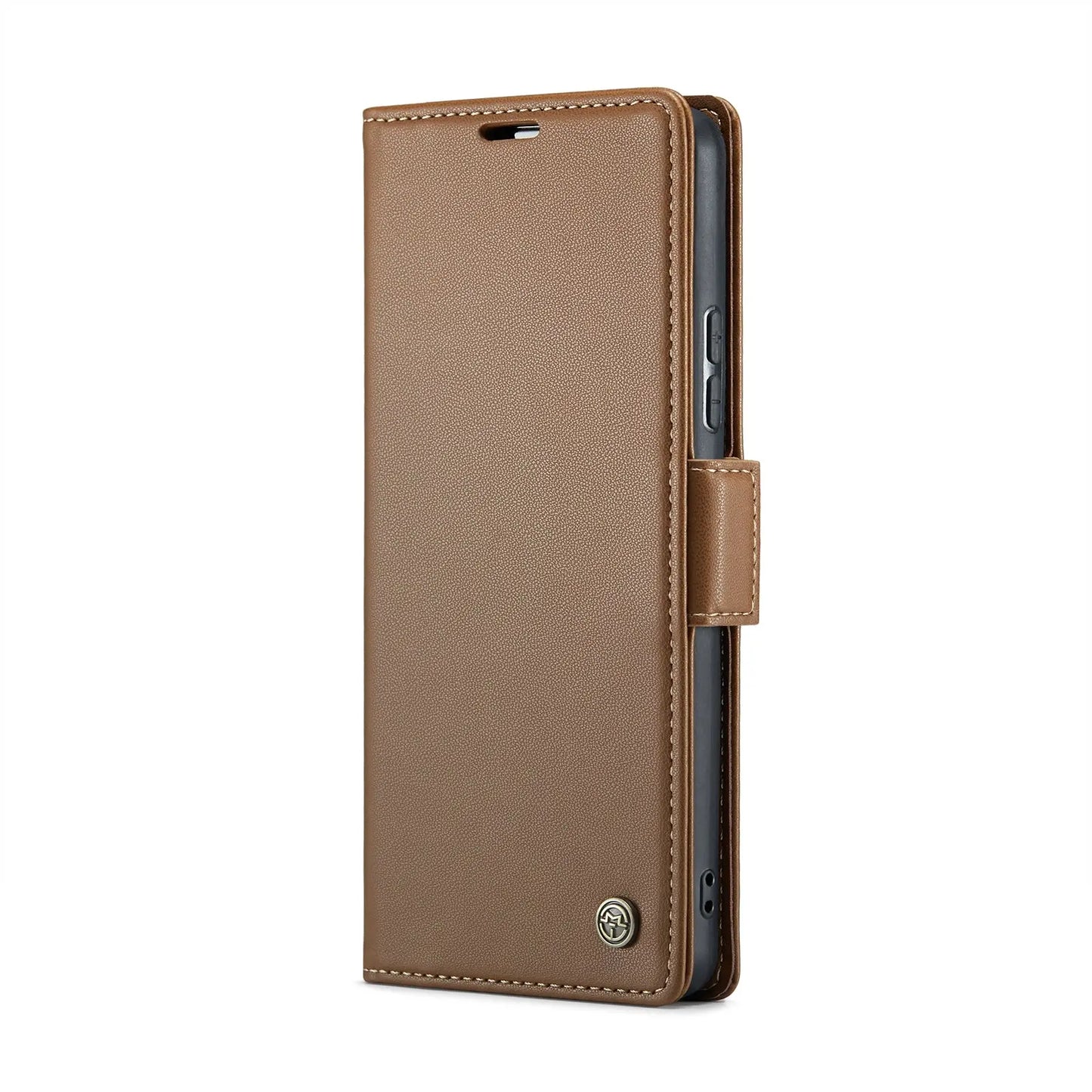 Samsung Galaxy A34 5g Leather Wallet Case - RFID Blocking, Stand Function, Card Slots-buycases.co.uk
