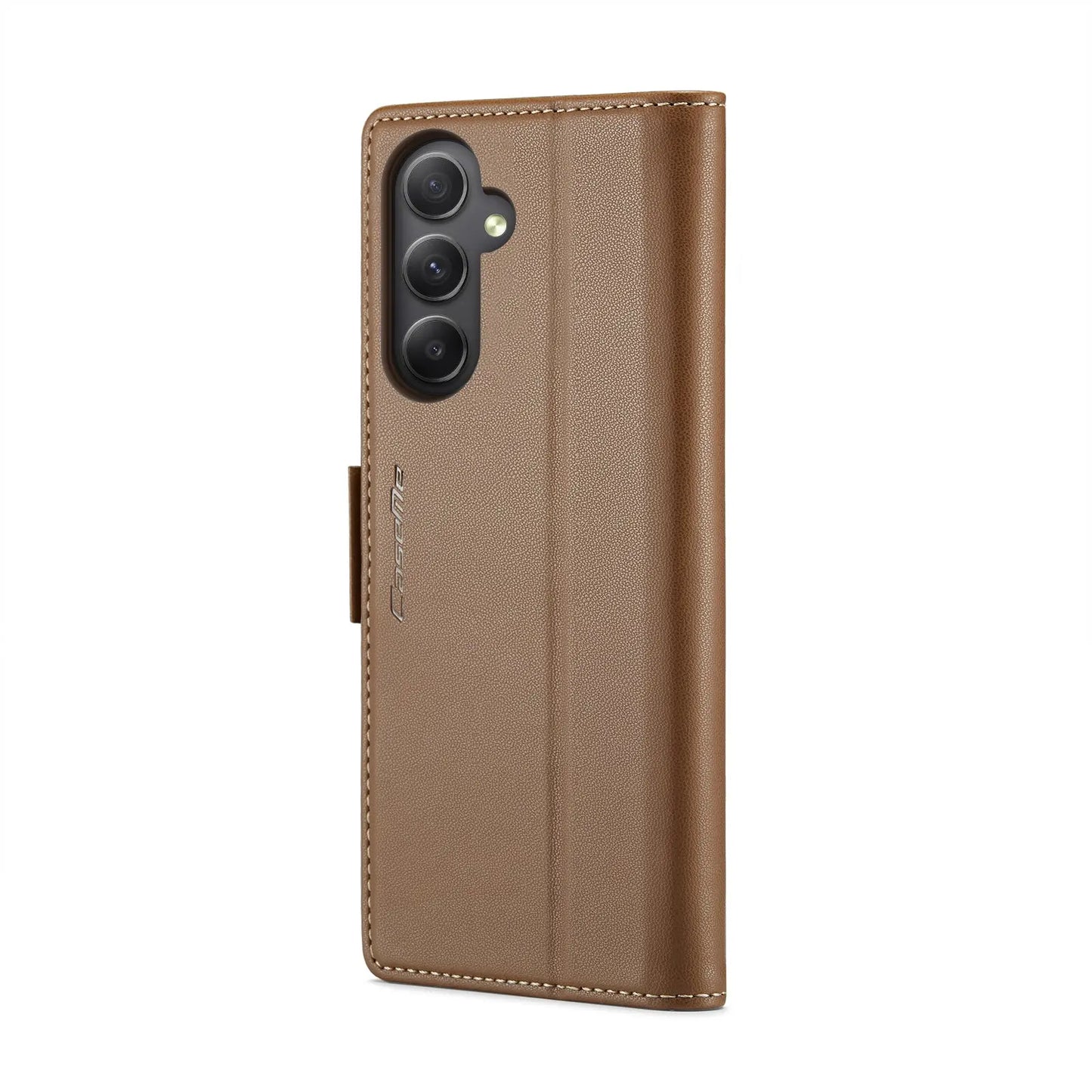 Samsung Galaxy A34 5g Leather Wallet Case - RFID Blocking, Stand Function, Card Slots-buycases.co.uk