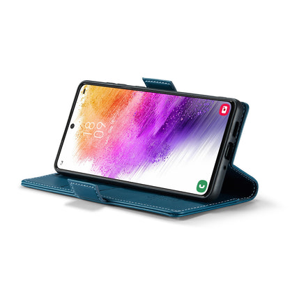 Samsung Galaxy A73 5g Leather Wallet Case - RFID Blocking, Stand Function, Card Slots-buycases.co.uk