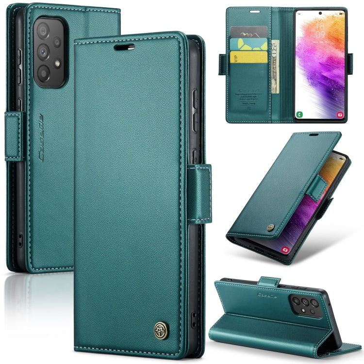 Samsung Galaxy A73 5g Leather Wallet Case - RFID Blocking, Stand Function, Card Slots-buycases.co.uk