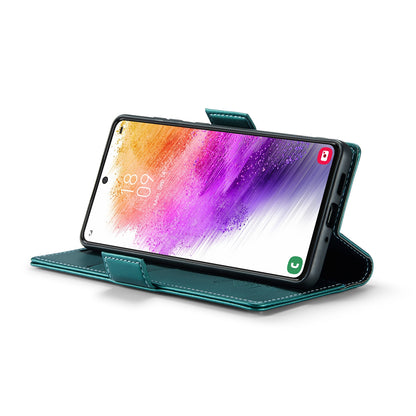 Samsung Galaxy A73 5g Leather Wallet Case - RFID Blocking, Stand Function, Card Slots-buycases.co.uk