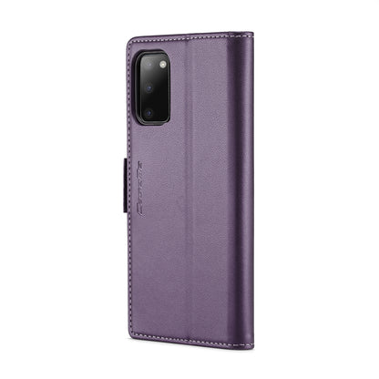 Samsung Galaxy S20 Leather Wallet Case - RFID Blocking, Stand Function, Card Slots-buycases.co.uk