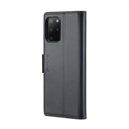 Samsung Galaxy S20+ Leather Wallet Case - RFID Blocking, Stand Function, Card Slots-buycases.co.uk