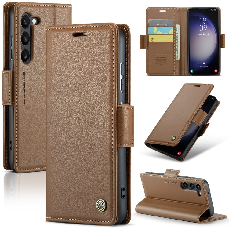 Samsung Galaxy S23 5g Leather Wallet Case - RFID Blocking, Stand Function, Card Slots-buycases.co.uk