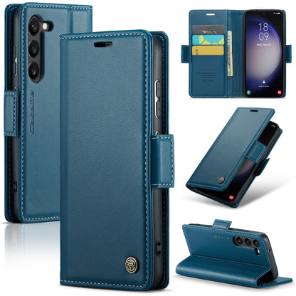 Samsung Galaxy S23 5g Leather Wallet Case - RFID Blocking, Stand Function, Card Slots-buycases.co.uk