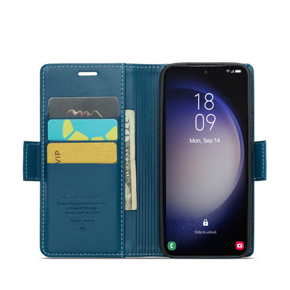 Samsung Galaxy S23 5g Leather Wallet Case - RFID Blocking, Stand Function, Card Slots-buycases.co.uk