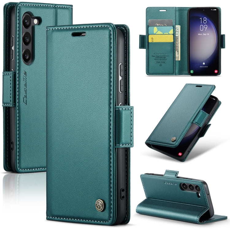 Samsung Galaxy S23 5g Leather Wallet Case - RFID Blocking, Stand Function, Card Slots-buycases.co.uk