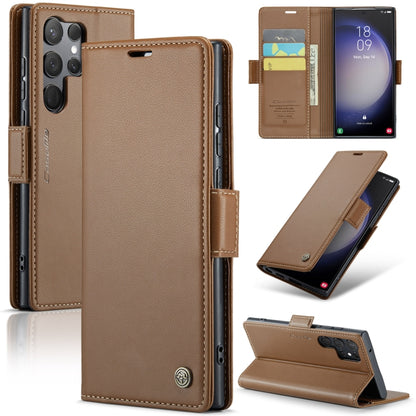 Samsung Galaxy S23 Ultra 5g Leather Wallet Case - RFID Blocking, Stand Function, Card Slots-buycases.co.uk