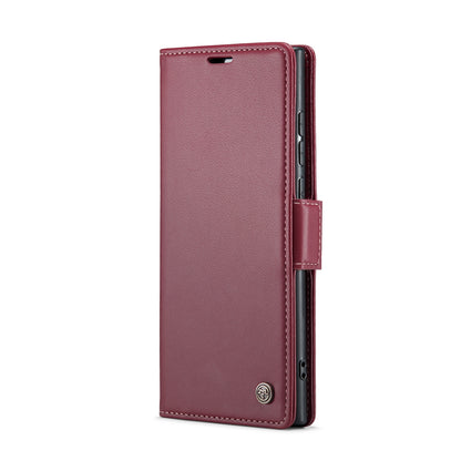 Samsung Galaxy S23 Ultra 5g Leather Wallet Case - RFID Blocking, Stand Function, Card Slots-buycases.co.uk