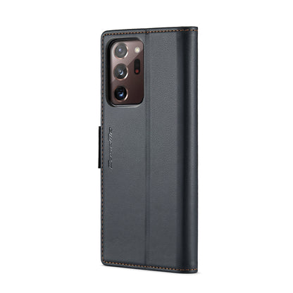 Samsung Galaxy Note20 Ultra Leather Wallet Case - RFID Blocking, Stand Function, Card Slots-buycases.co.uk