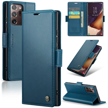Samsung Galaxy Note20 Ultra Leather Wallet Case - RFID Blocking, Stand Function, Card Slots-buycases.co.uk