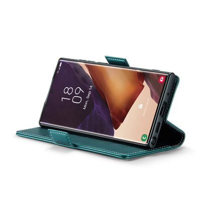 Samsung Galaxy Note20 Ultra Leather Wallet Case - RFID Blocking, Stand Function, Card Slots-buycases.co.uk