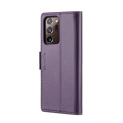 Samsung Galaxy Note20 Ultra Leather Wallet Case - RFID Blocking, Stand Function, Card Slots-buycases.co.uk