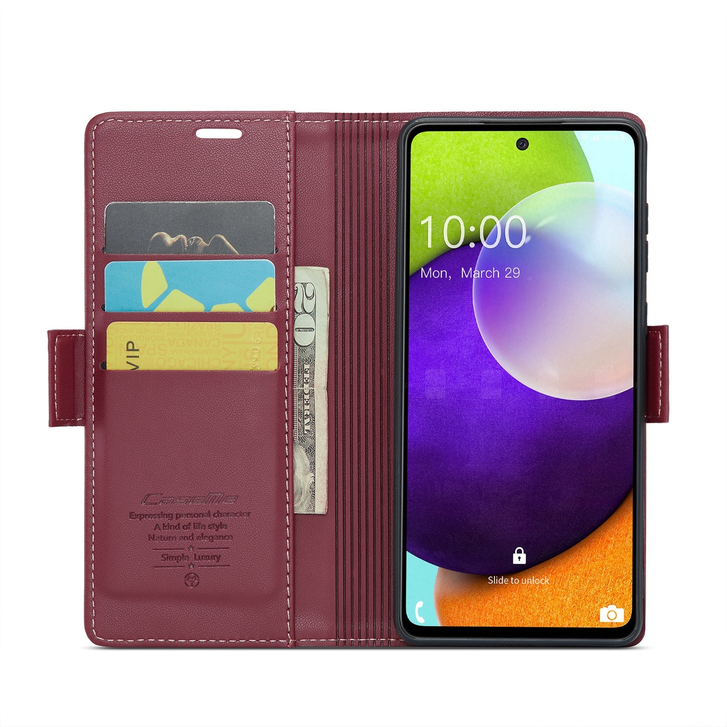 Samsung Galaxy A52/A52s 5g Leather Wallet Case - RFID Blocking, Stand Function, Card Slots-buycases.co.uk