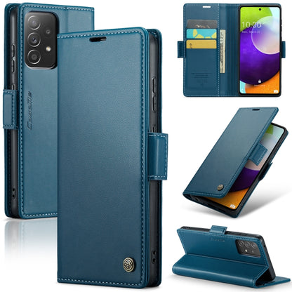 Samsung Galaxy A52/A52s 5g Leather Wallet Case - RFID Blocking, Stand Function, Card Slots-buycases.co.uk