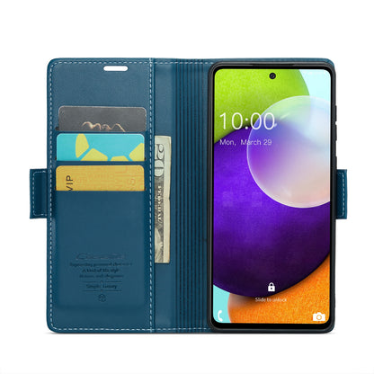 Samsung Galaxy A52/A52s 5g Leather Wallet Case - RFID Blocking, Stand Function, Card Slots-buycases.co.uk