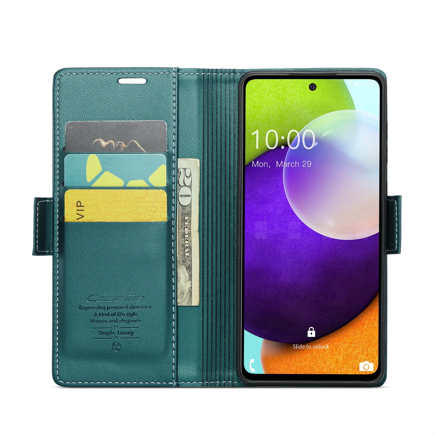 Samsung Galaxy A52/A52s 5g Leather Wallet Case - RFID Blocking, Stand Function, Card Slots-buycases.co.uk