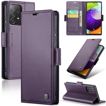 Samsung Galaxy A52/A52s 5g Leather Wallet Case - RFID Blocking, Stand Function, Card Slots-buycases.co.uk