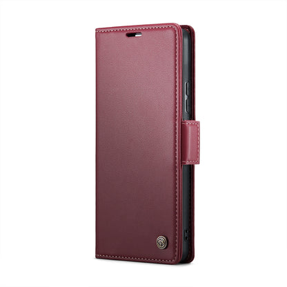 Samsung Galaxy A53 Leather Wallet Case - RFID Blocking, Stand Function, Card Slots-buycases.co.uk