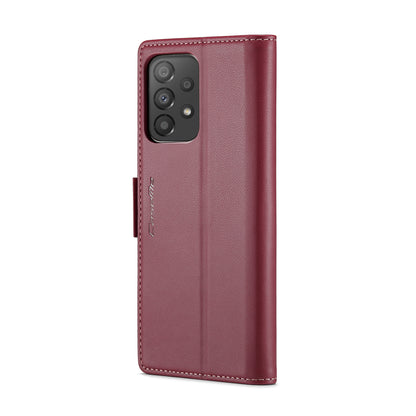 Samsung Galaxy A53 Leather Wallet Case - RFID Blocking, Stand Function, Card Slots-buycases.co.uk