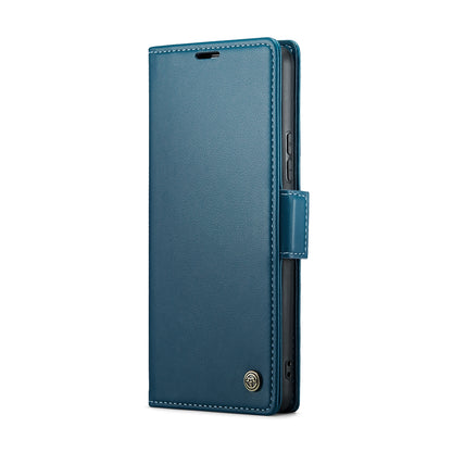 Samsung Galaxy A53 Leather Wallet Case - RFID Blocking, Stand Function, Card Slots-buycases.co.uk