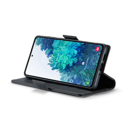 Samsung Galaxy S20 FE Leather Wallet Case - RFID Blocking, Stand Function, Card Slots-buycases.co.uk