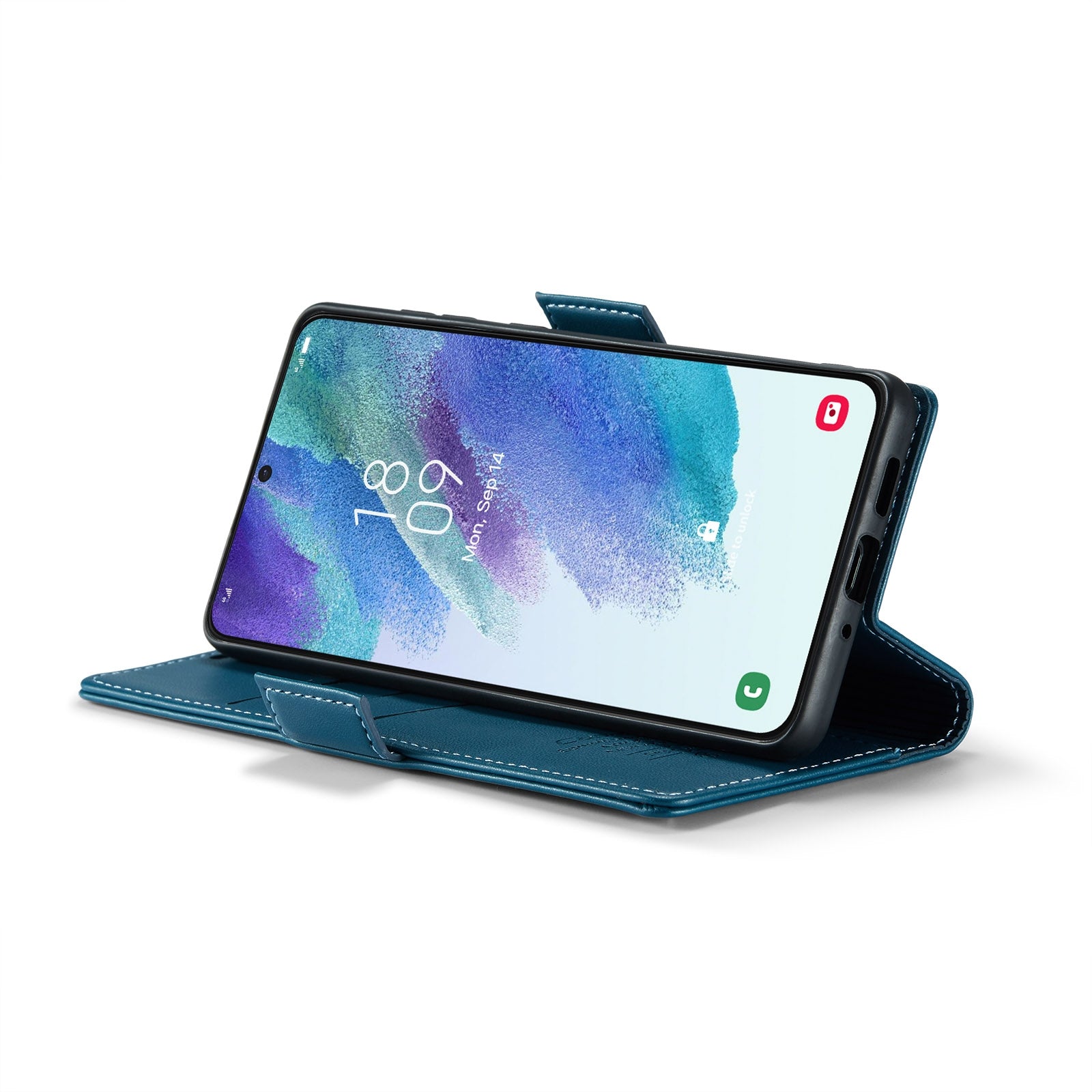 Samsung Galaxy S21 FE 5g Leather Wallet Case - RFID Blocking, Stand Function, Card Slots-buycases.co.uk