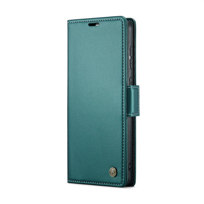 Samsung Galaxy S21 FE 5g Leather Wallet Case - RFID Blocking, Stand Function, Card Slots-buycases.co.uk
