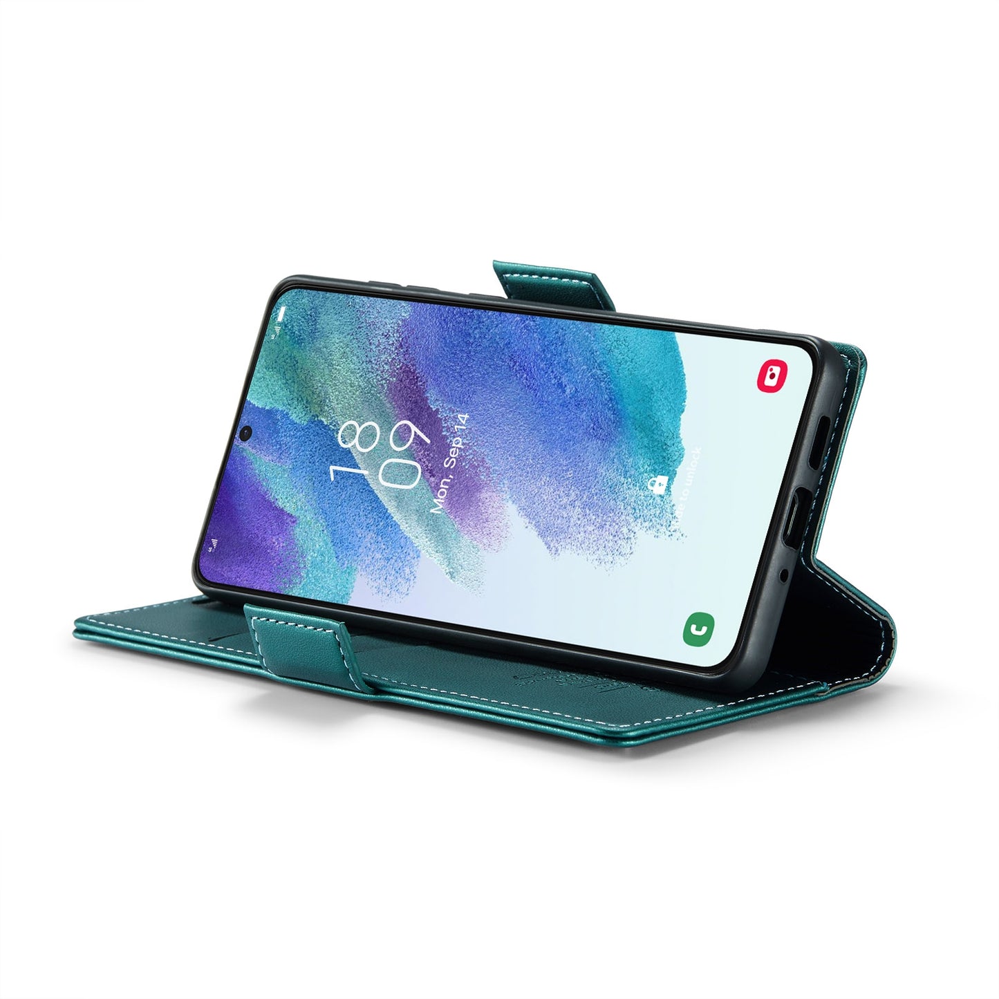 Samsung Galaxy S21 FE 5g Leather Wallet Case - RFID Blocking, Stand Function, Card Slots-buycases.co.uk