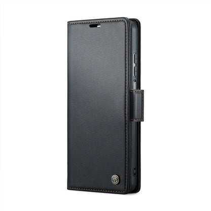 Samsung Galaxy A12 5g Leather Wallet Case - RFID Blocking, Stand Function, Card Slots-buycases.co.uk
