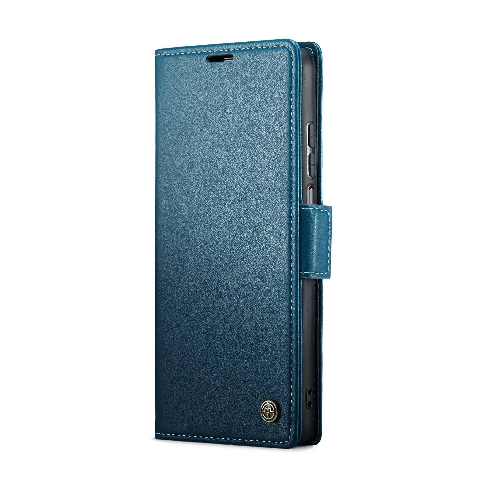 Samsung Galaxy A12 5g Leather Wallet Case - RFID Blocking, Stand Function, Card Slots-buycases.co.uk