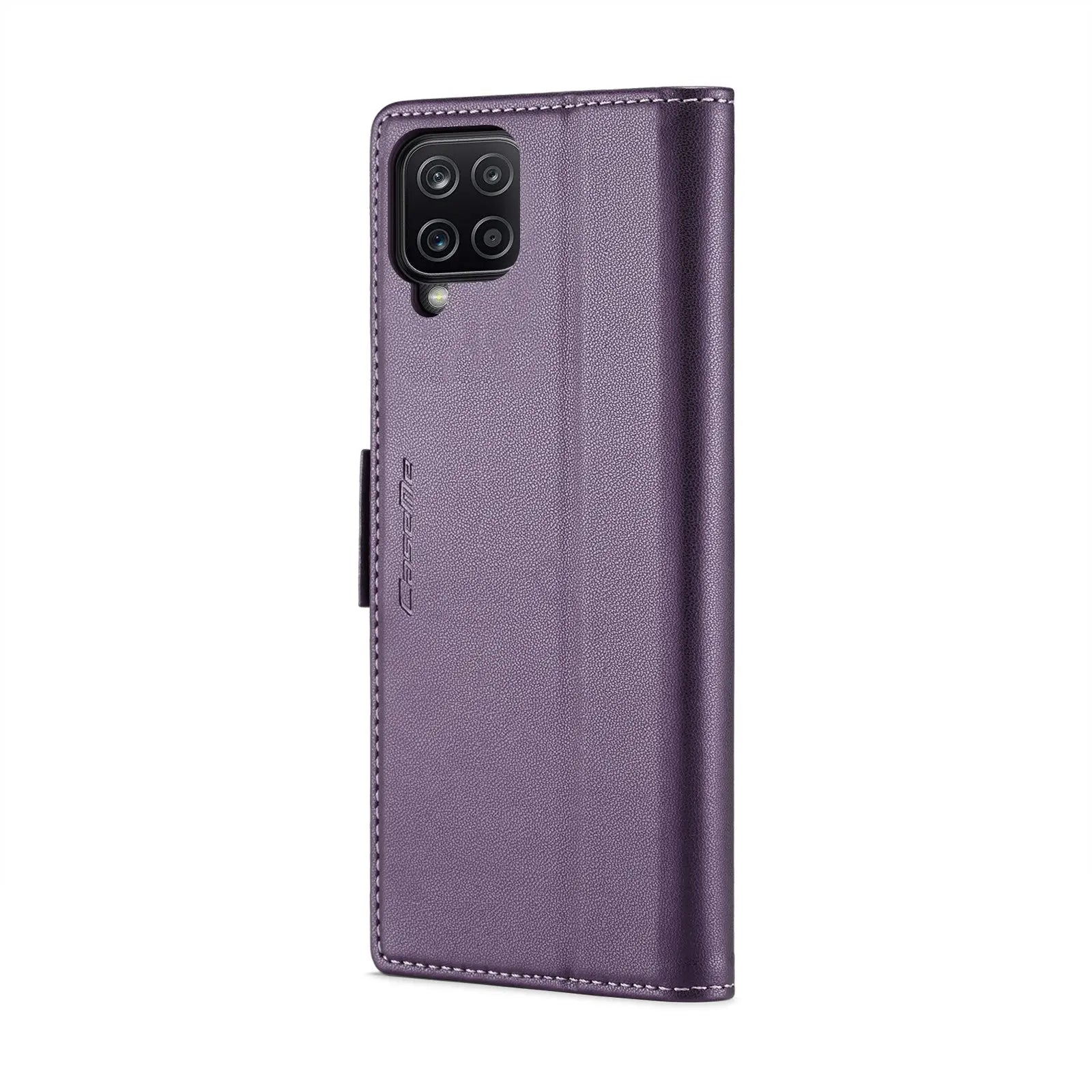 Samsung Galaxy A12 5g Leather Wallet Case - RFID Blocking, Stand Function, Card Slots-buycases.co.uk