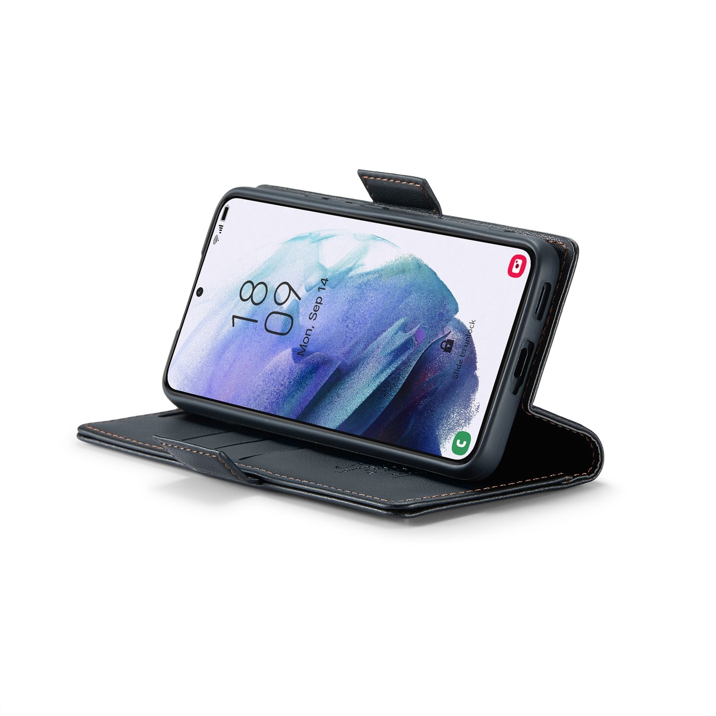 Samsung Galaxy S21 5g Leather Wallet Case - RFID Blocking, Stand Function, Card Slots-buycases.co.uk