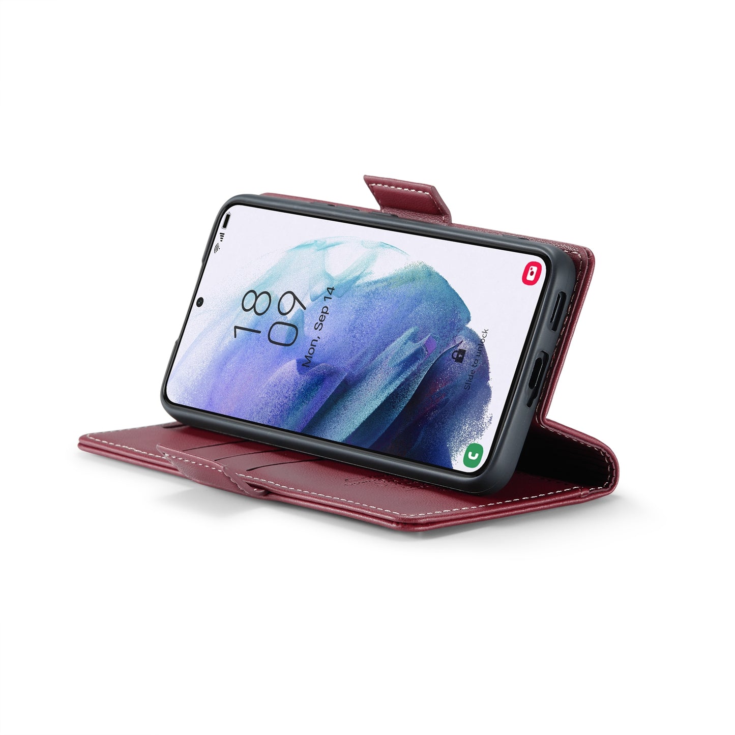 Samsung Galaxy S21 5g Leather Wallet Case - RFID Blocking, Stand Function, Card Slots-buycases.co.uk