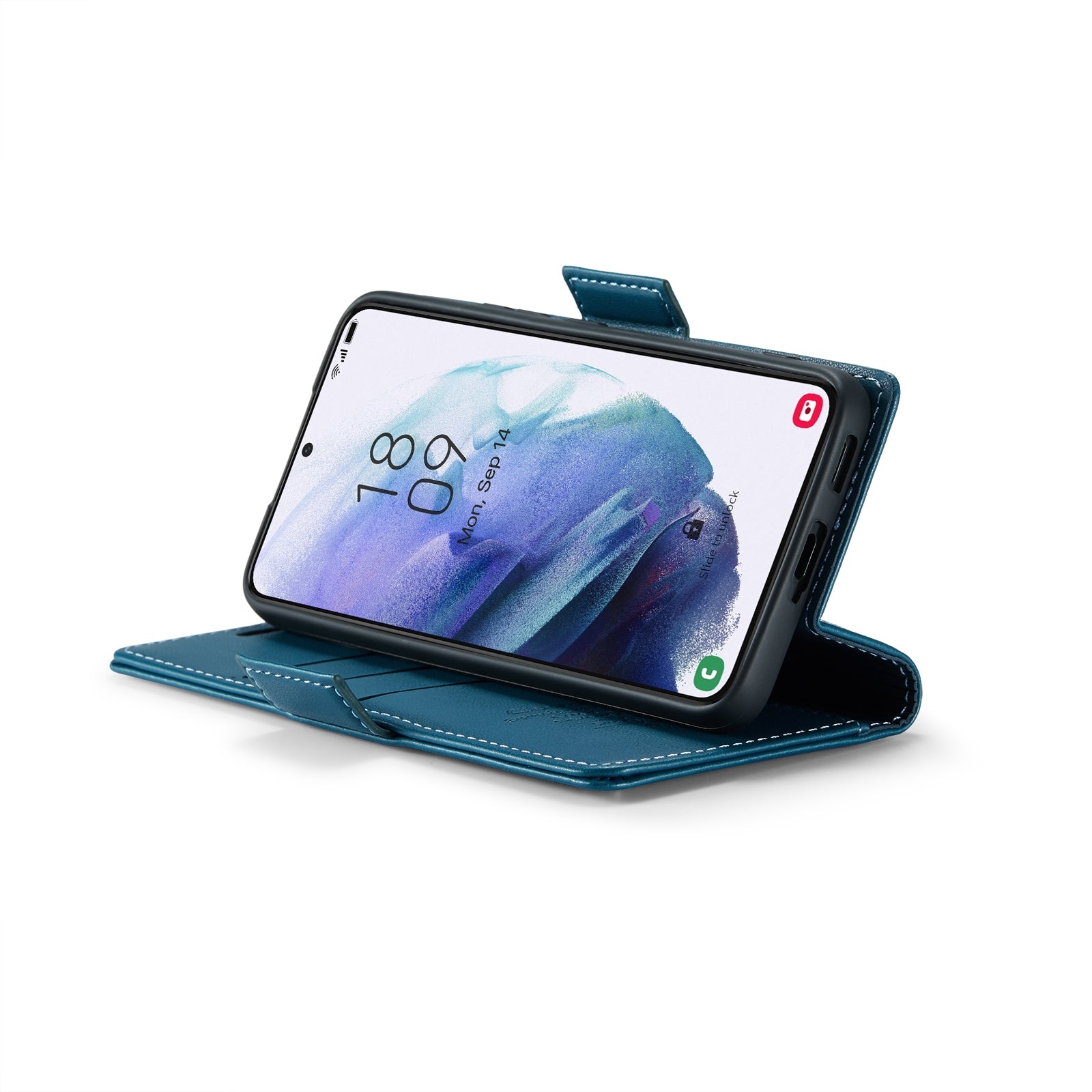 Samsung Galaxy S21 5g Leather Wallet Case - RFID Blocking, Stand Function, Card Slots-buycases.co.uk