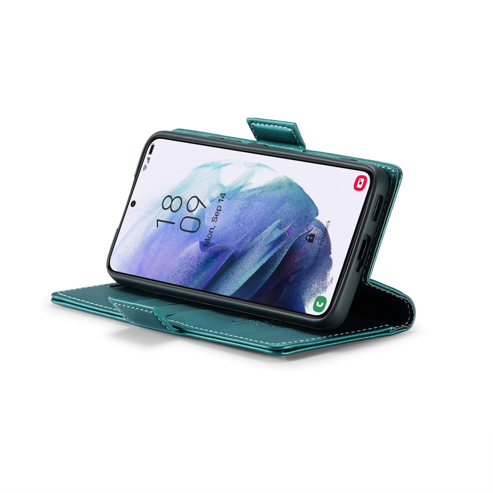 Samsung Galaxy S21 5g Leather Wallet Case - RFID Blocking, Stand Function, Card Slots-buycases.co.uk