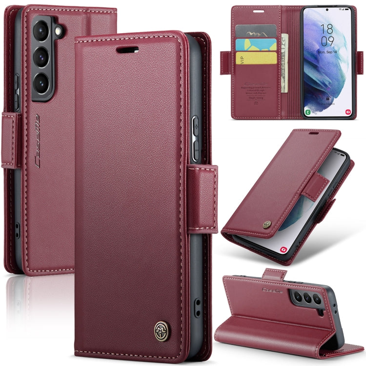 Samsung Galaxy S21+ 5g Leather Wallet Case - RFID Blocking, Stand Function, Card Slots-buycases.co.uk