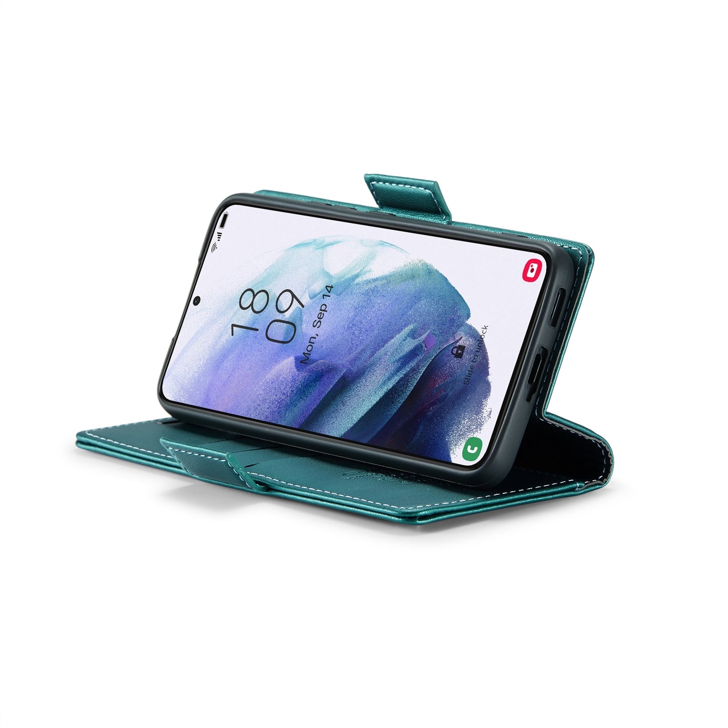 Samsung Galaxy S21+ 5g Leather Wallet Case - RFID Blocking, Stand Function, Card Slots-buycases.co.uk