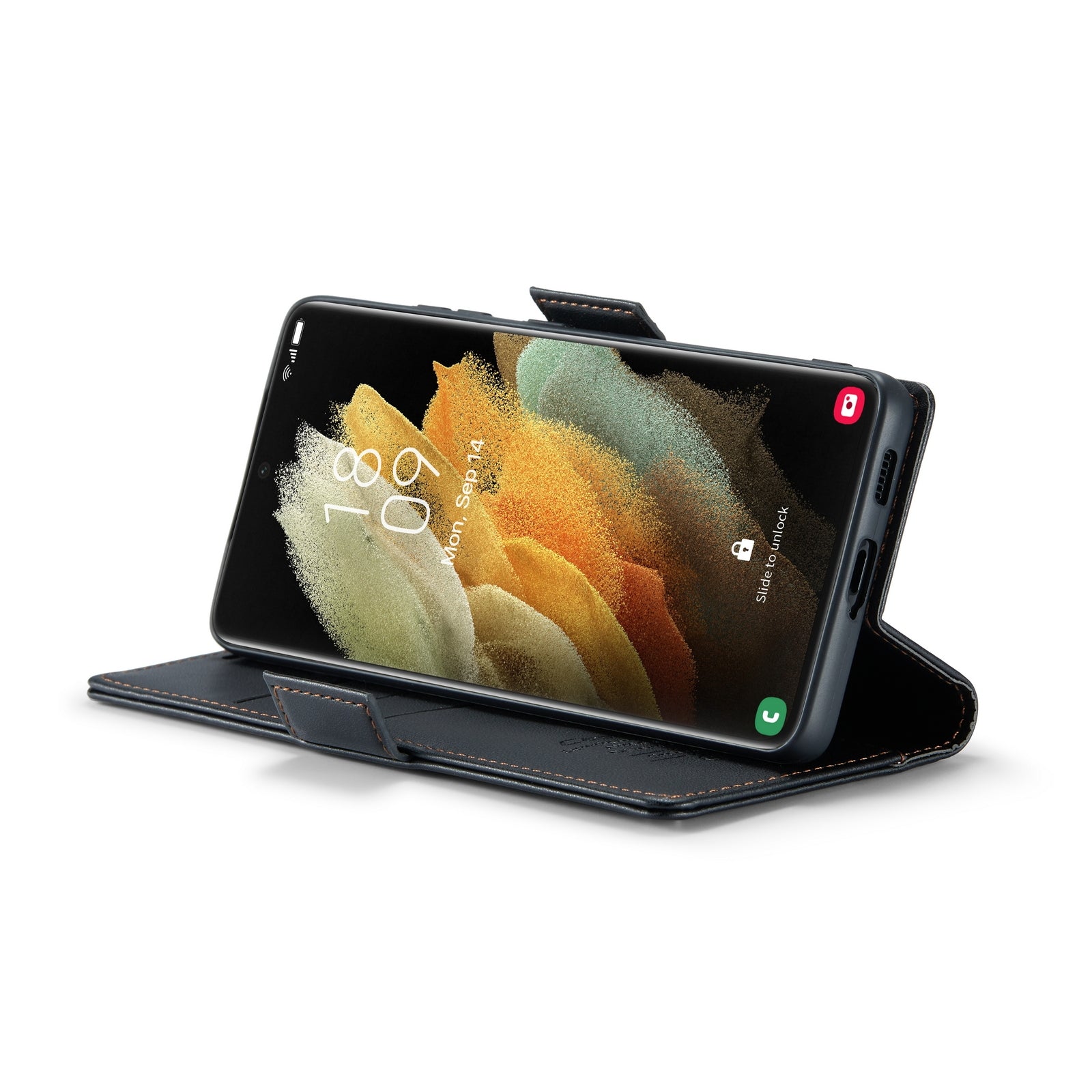 Samsung Galaxy S21 Ultra 5g Leather Wallet Case - RFID Blocking, Stand Function, Card Slots-buycases.co.uk