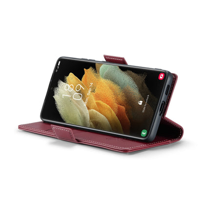 Samsung Galaxy S21 Ultra 5g Leather Wallet Case - RFID Blocking, Stand Function, Card Slots-buycases.co.uk