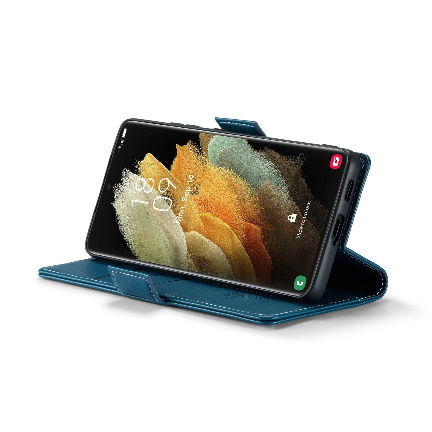 Samsung Galaxy S21 Ultra 5g Leather Wallet Case - RFID Blocking, Stand Function, Card Slots-buycases.co.uk