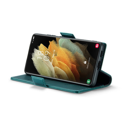 Samsung Galaxy S21 Ultra 5g Leather Wallet Case - RFID Blocking, Stand Function, Card Slots-buycases.co.uk